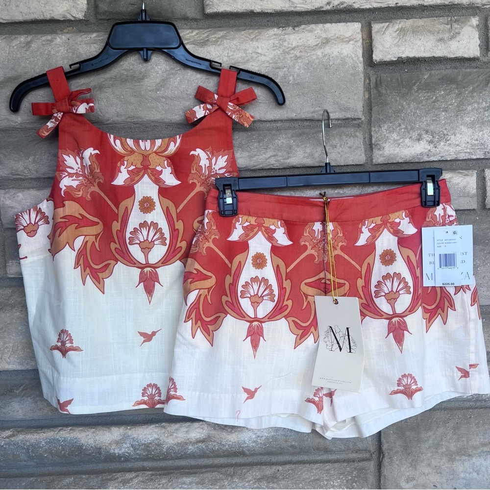 Mestiza New York short set top is medium bottom is 8 $400
